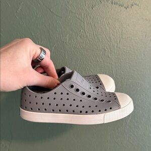 Native Gray Kids Sneakers